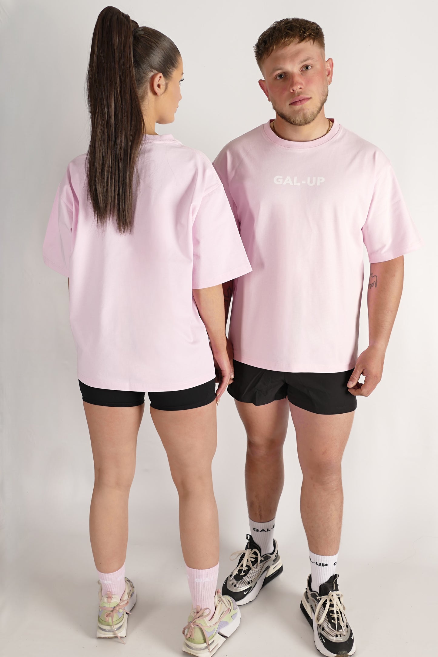 Oversized Street T-Shirt in Marshmallow Pink