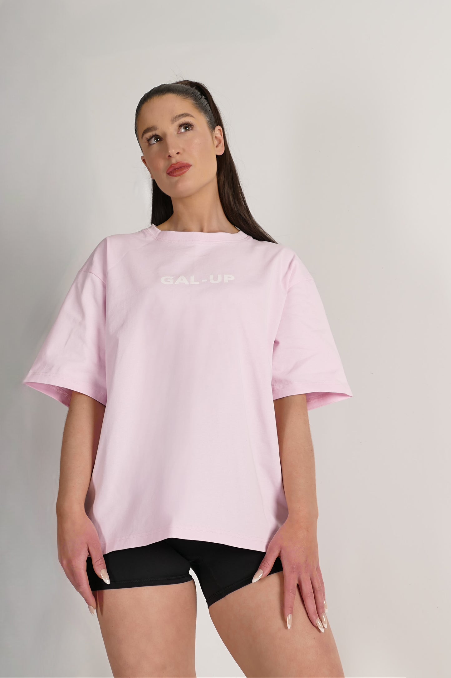 Oversized Street T-Shirt in Marshmallow Pink
