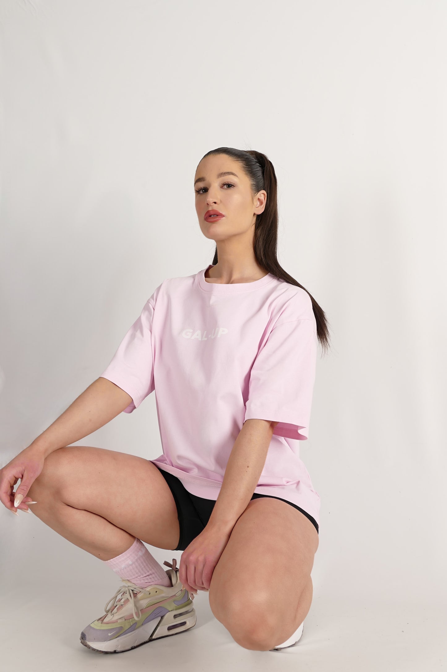 Oversized Street T-Shirt in Marshmallow Pink