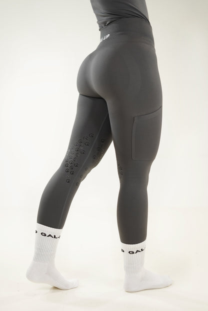 Seamless Define Leggings In Charcoal