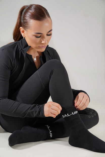 Crew Training Socks in Black