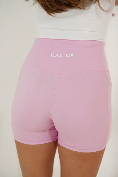 Flex Shorts in Strawberry Milk