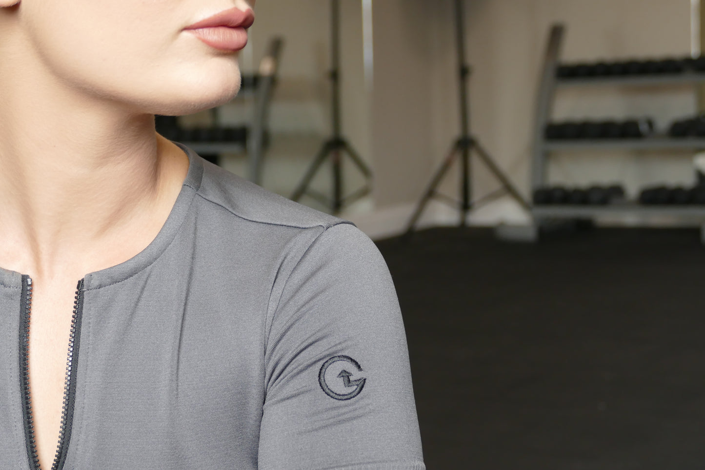 Seamless Define Training Top In Charcoal